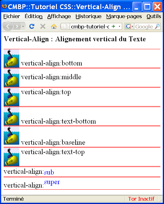 tutoriel css cmbp vertical align FF