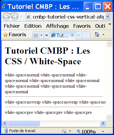 tutoriel css cmbp vertical align IE